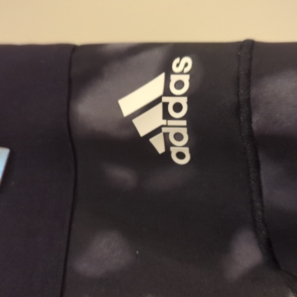 Brand new marbled Adidas Large spandex performance leggings mesh detail - Picture 3 of 4